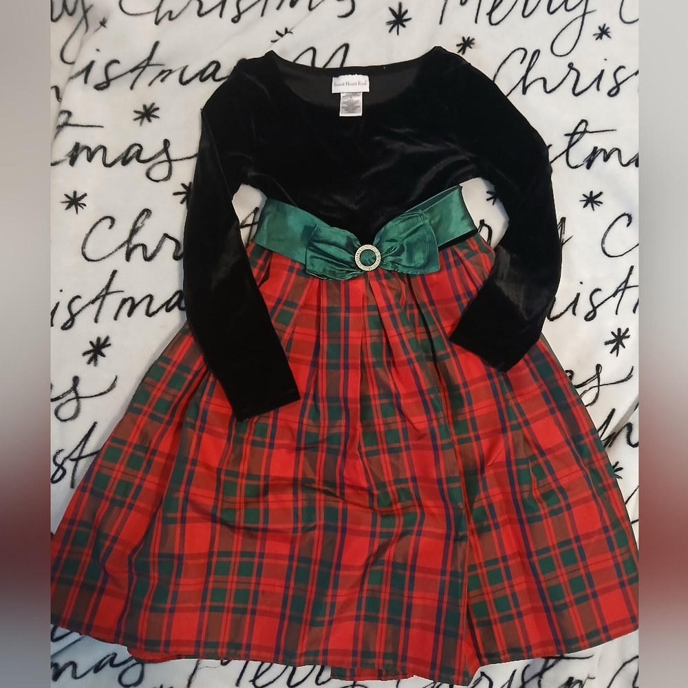 Festive Plaid Holiday Dress